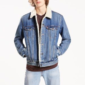 Vintage LEVI’s Denim Sherpa Trucker Jacket OBO